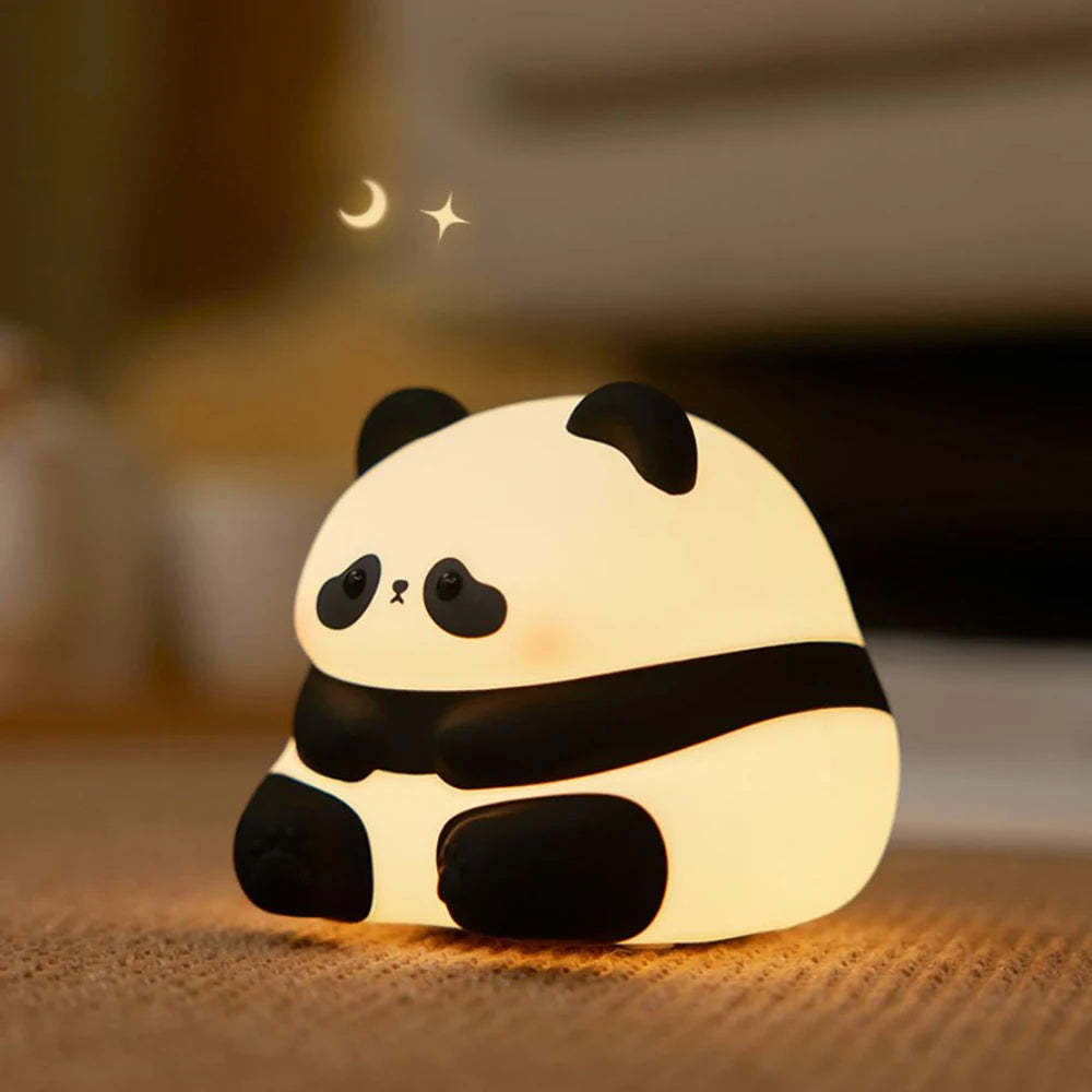 Cute Panda Silicone Night Light