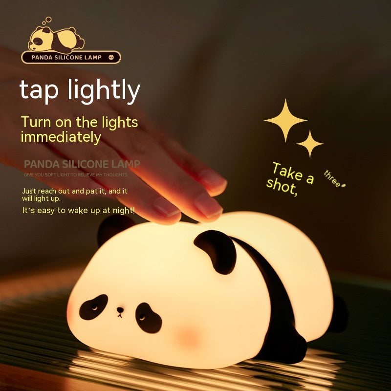 Cute Panda Silicone Night Light