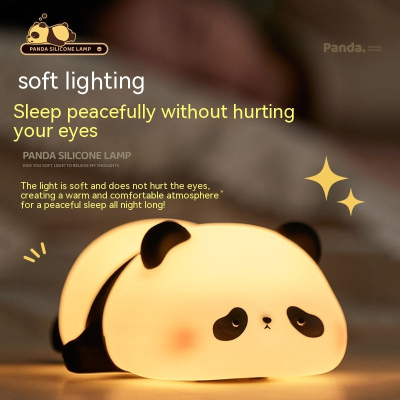 Cute Panda Silicone Night Light