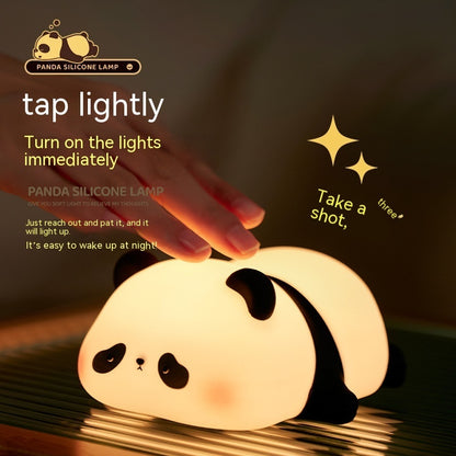 Cute Panda Silicone Night Light