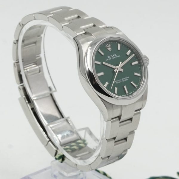 Rolex Chain Round Stainless Steel Watch (-Without Box-)